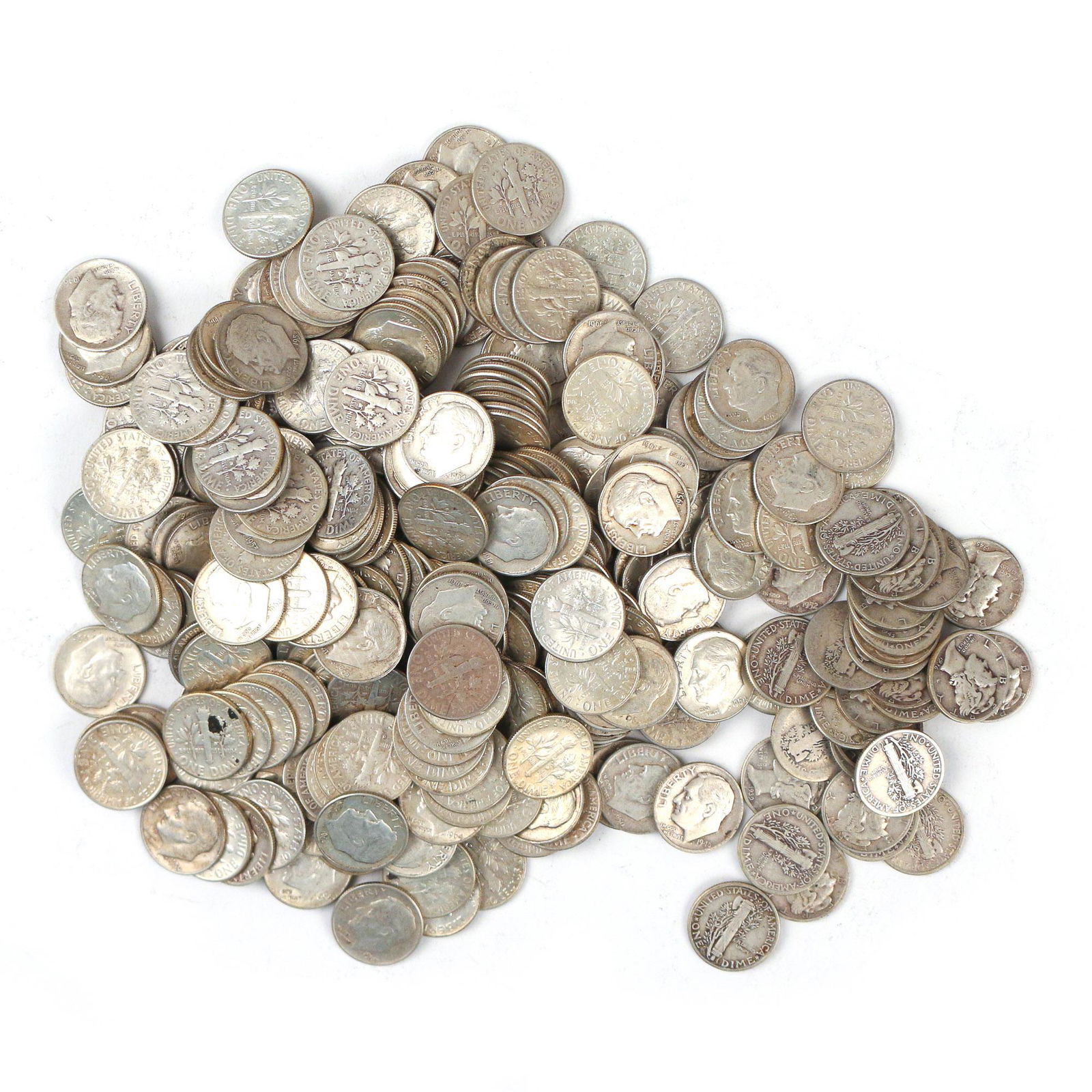 (290+) AMERICAN SILVER DIMES (1 of 3)