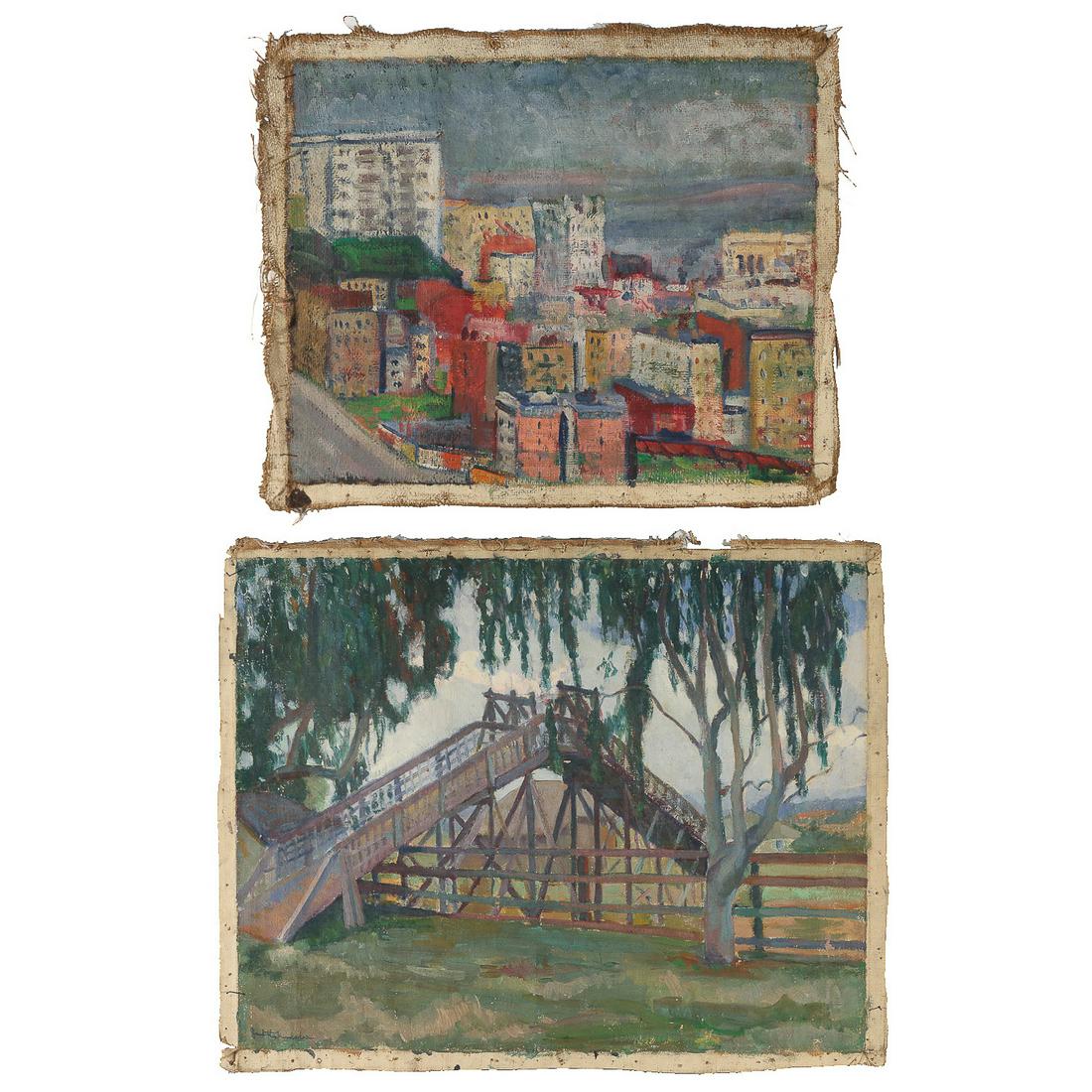 (2pc) JUDITH CHAMBERLAIN (American, 1893-1965), (1 of 9)