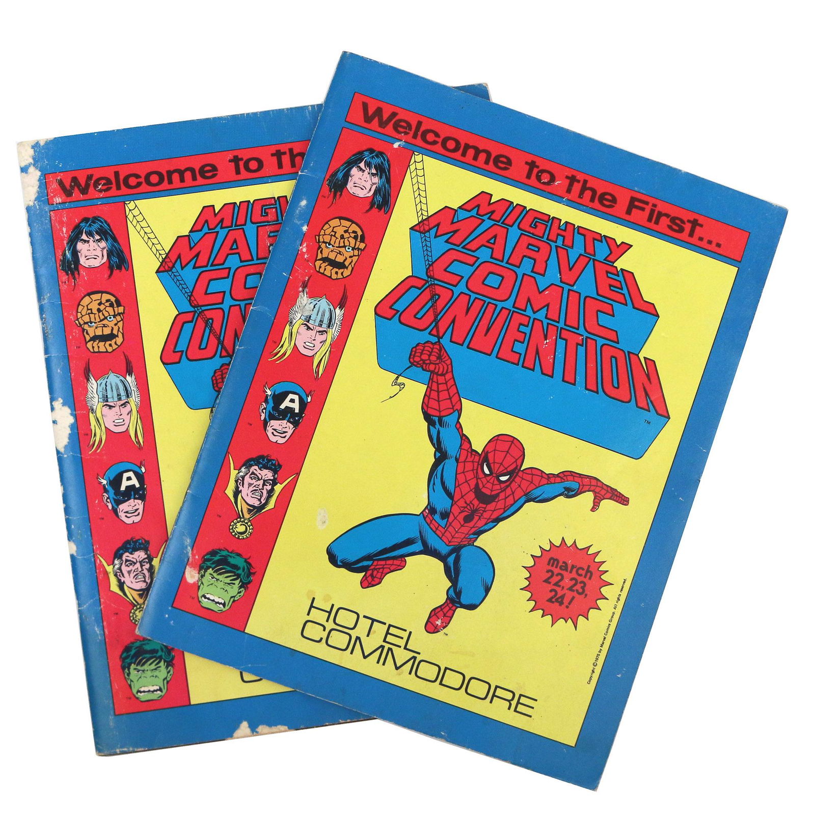 (2pc) SIGNED MIGHTY MARVEL COMIC CONVENTION (1 of 10)