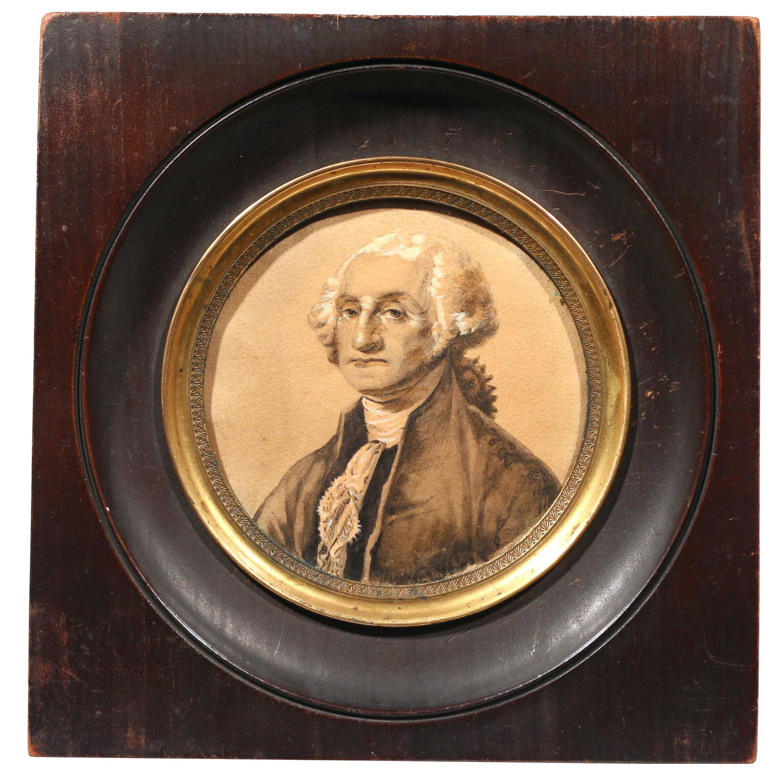 MINIATURE PORTRAIT OF GEORGE WASHINGTON (1 of 7)