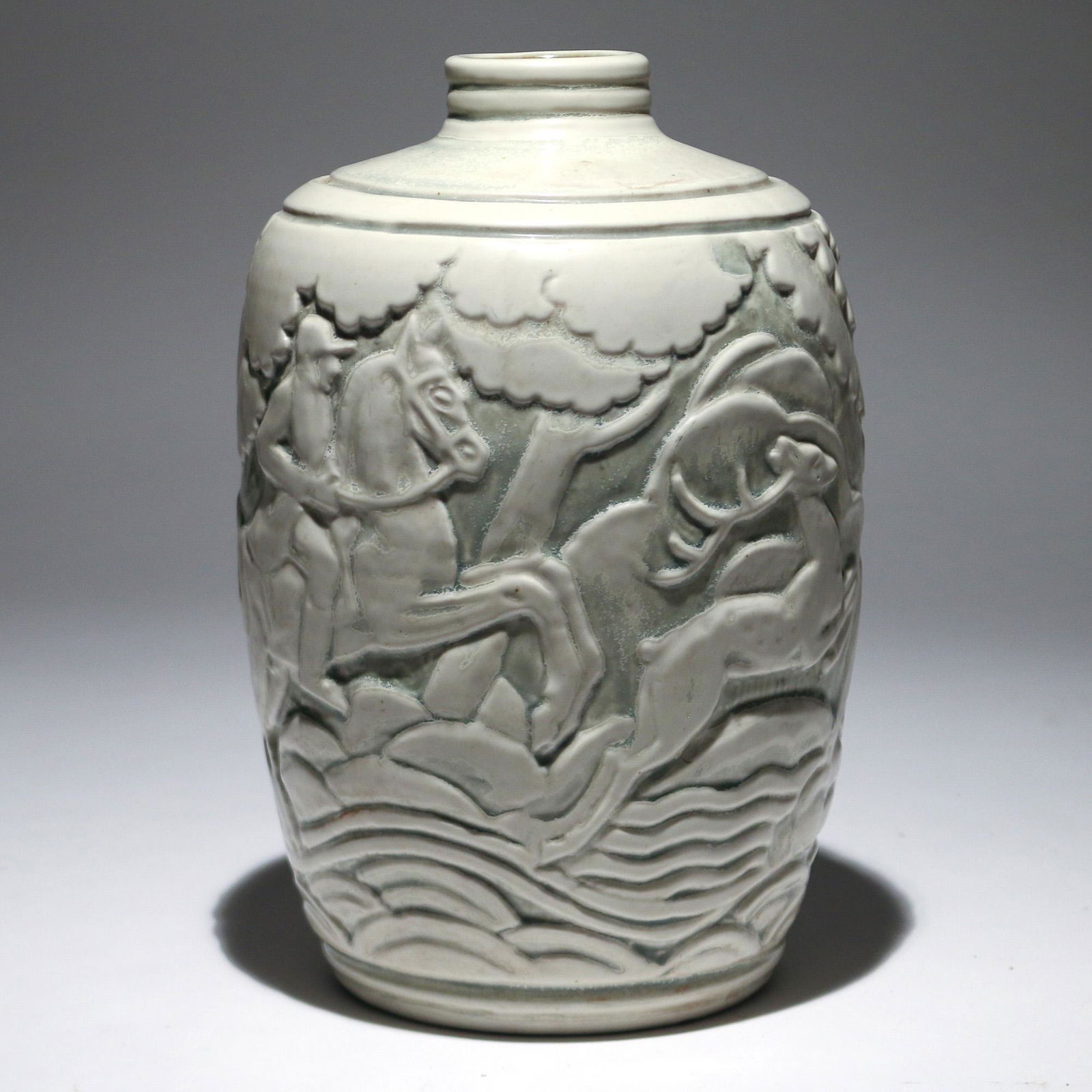 MOUGIN FRENCH ART DECO CERAMIC JAR (1 of 7)
