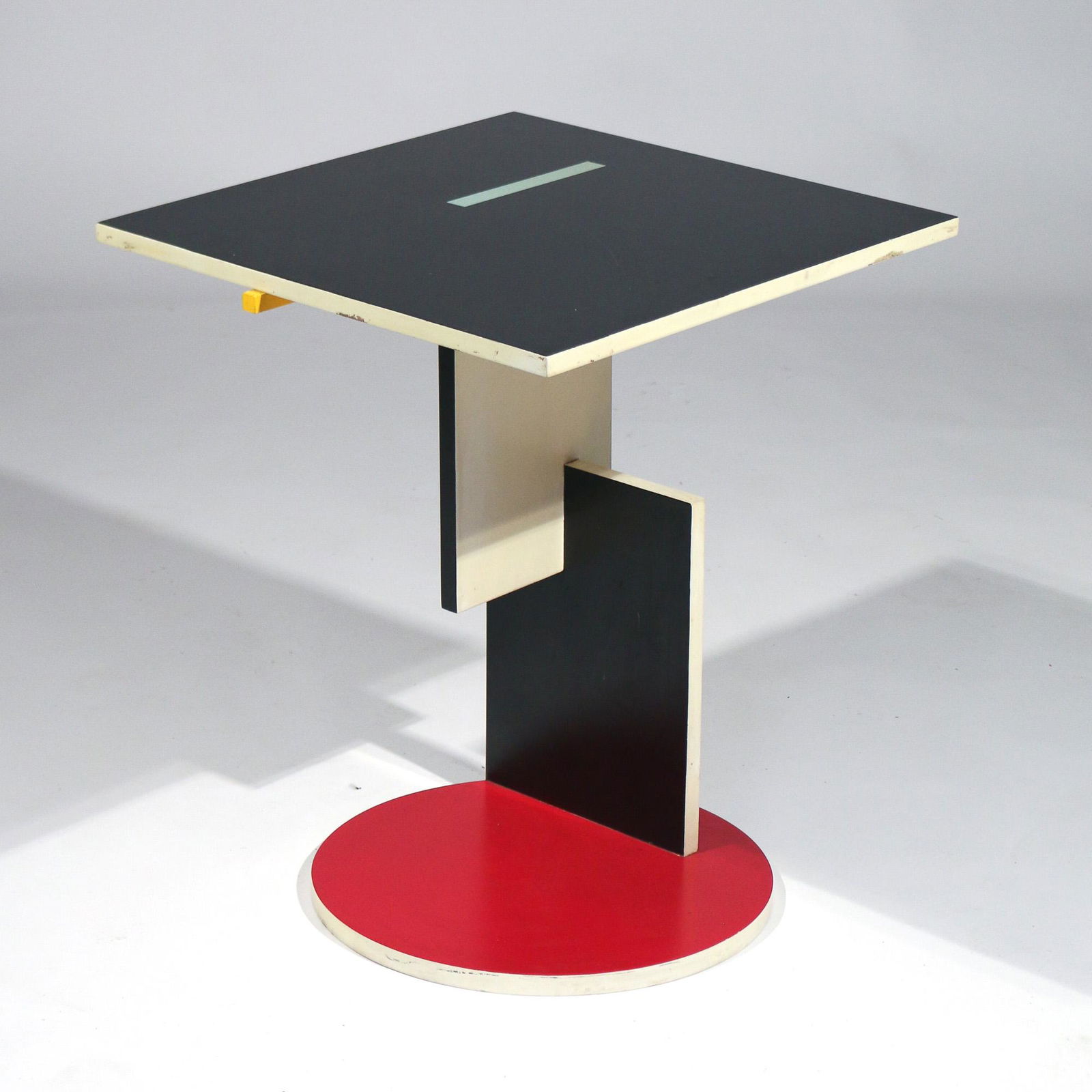 1980's LAMINATE SIDE TABLE (1 of 2)