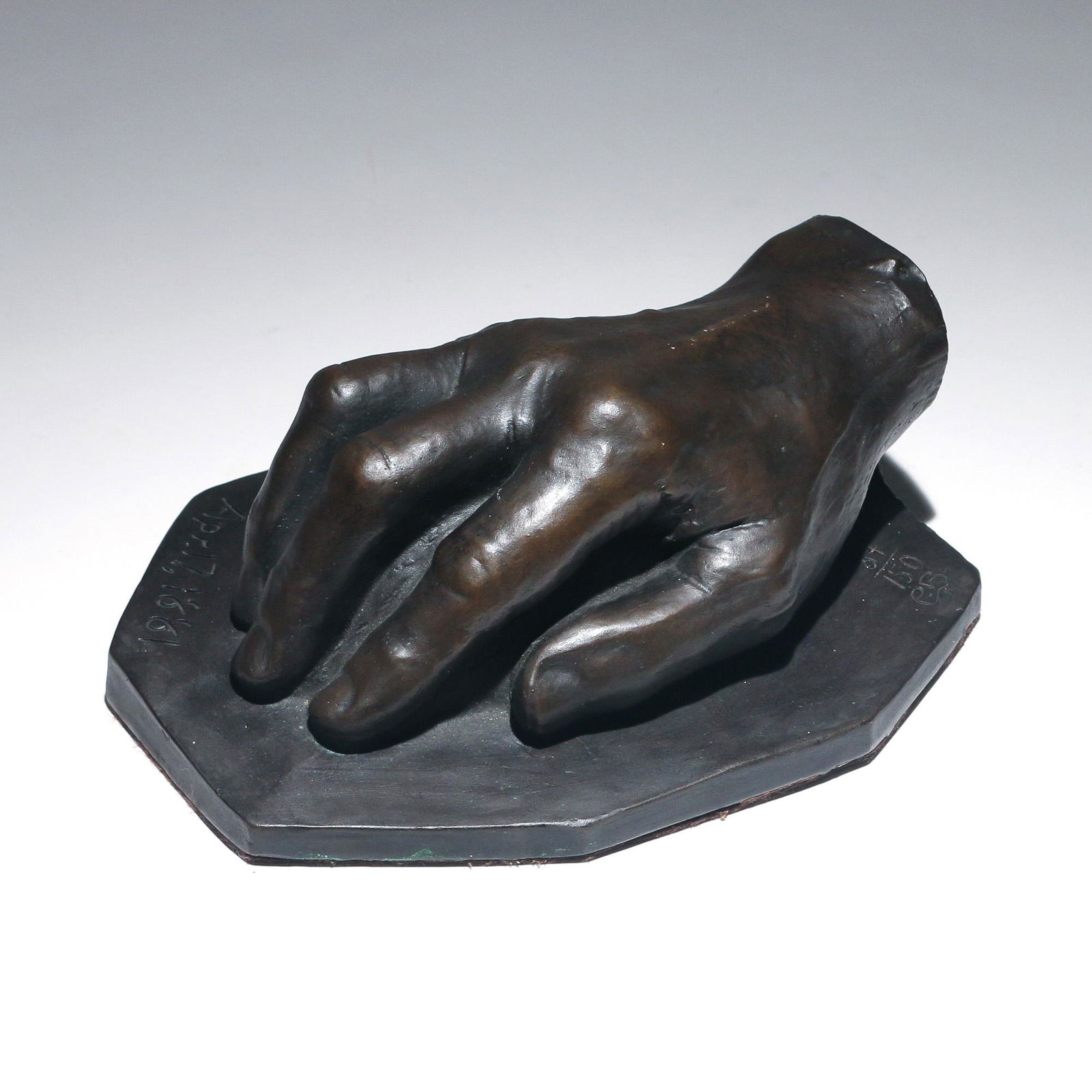 BRONZE CASTING OF WALT WHITMAN’S HAND (1 of 7)