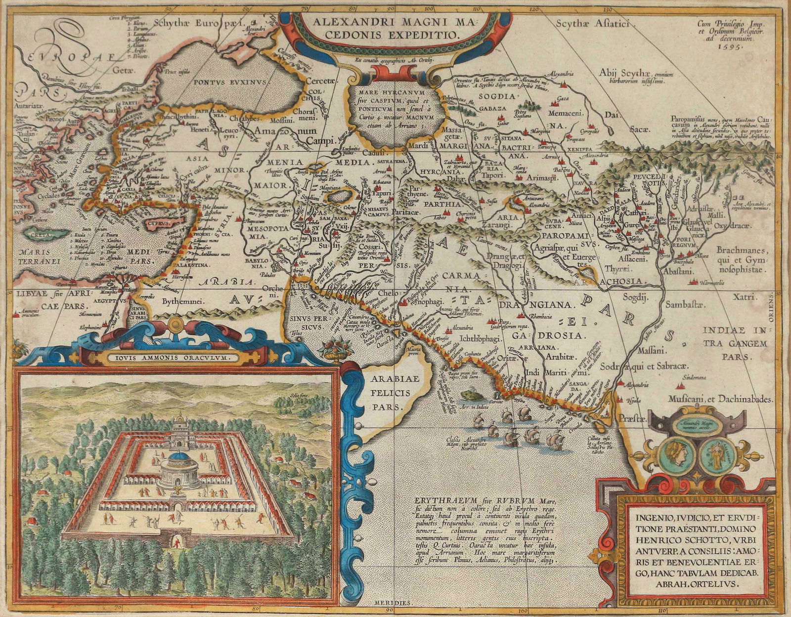 ORTELIUS: CONQUESTS OF ALEXANDER THE GREAT (1 of 7)