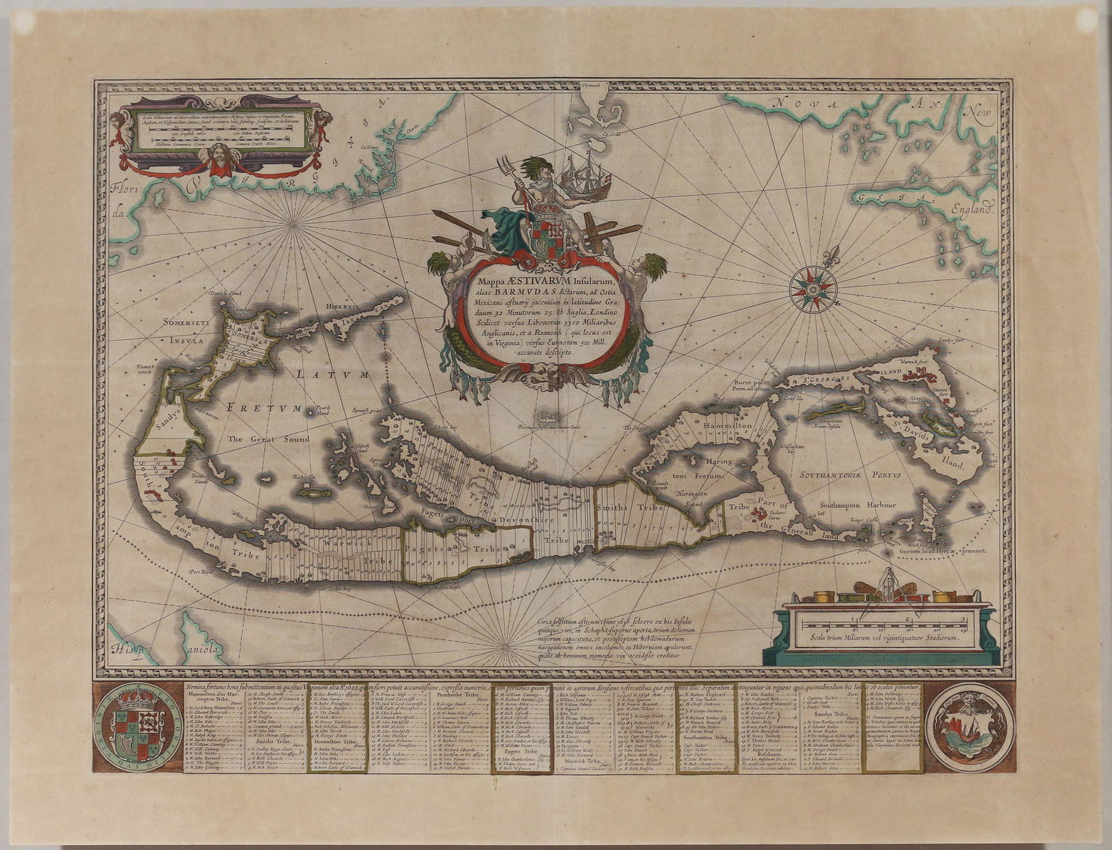 [MAP OF BERMUDA] BLAEU, WILLEM (c. 1630) (1 of 9)