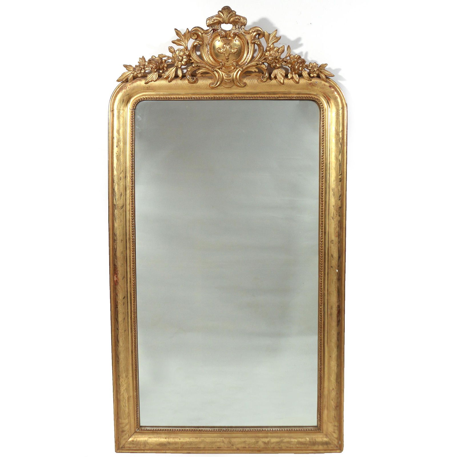 ROCOCO-STYLE GILT PIER MIRROR (1 of 3)