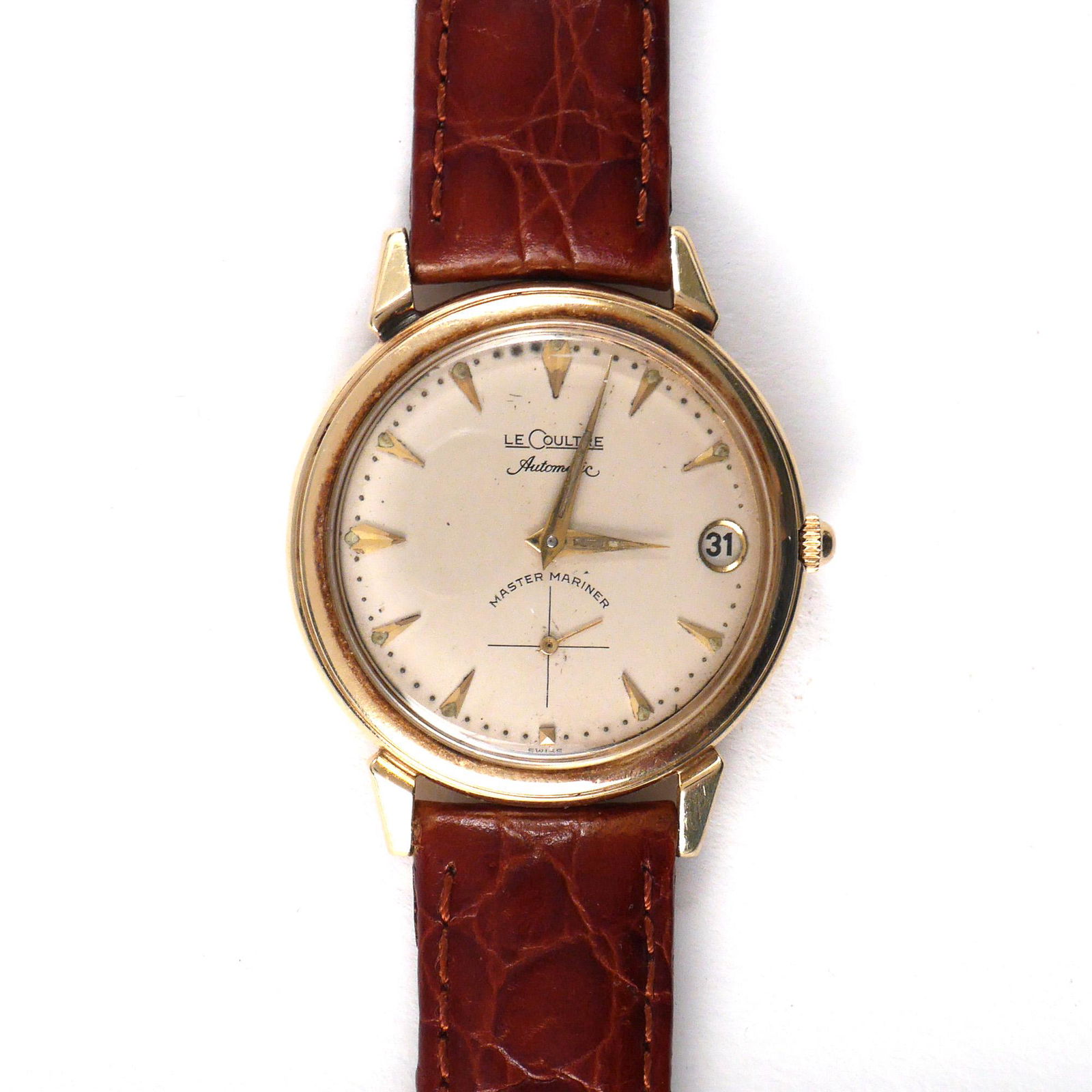 Le COULTRE 14k GOLD 'MASTER MARINER' WRISTWATCH (1 of 8)