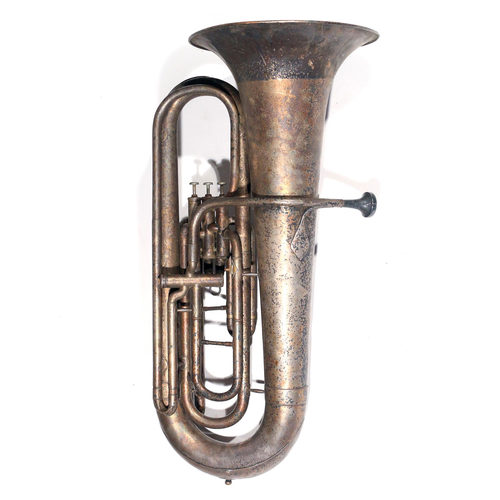 BESSON & Co. SILVER PLATED 'PROTOTYPE' TUBA (1 of 8)