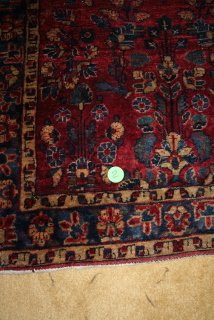 SAROUK RUG, OVERALL PATTERN - TYPICAL 1920'S; 1 - 2