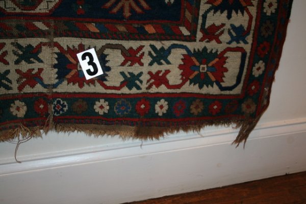 CAUCASIAN RUG, 6 MEDALLION PATTERN, EXTENSIVE OX - 3