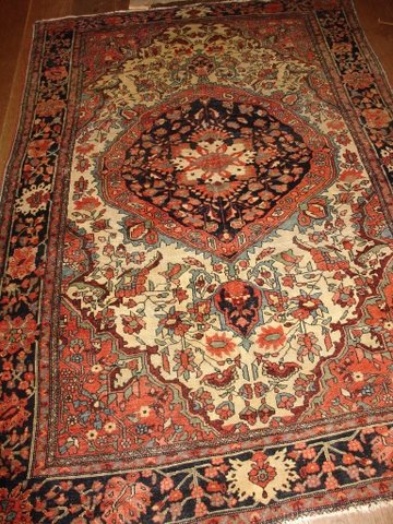 SAROUK FEREHAN RUG, HAVING MEDALLION CENTER W/DR - 10