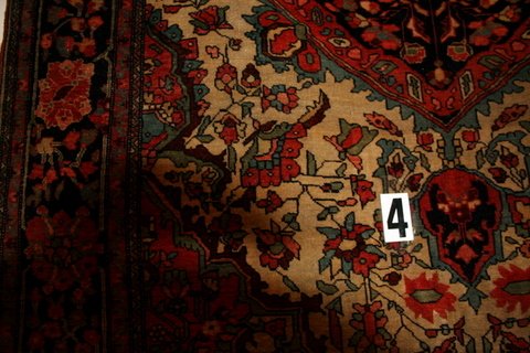 SAROUK FEREHAN RUG, HAVING MEDALLION CENTER W/DR - 6