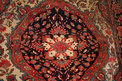 SAROUK FEREHAN RUG, HAVING MEDALLION CENTER W/DR - 7