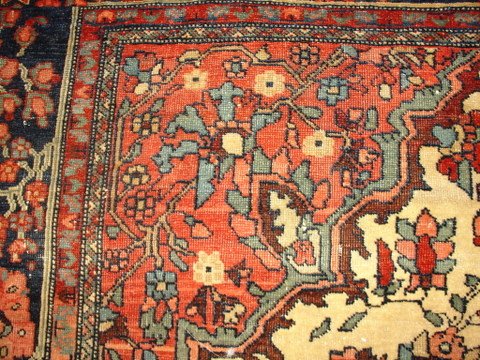 SAROUK FEREHAN RUG, HAVING MEDALLION CENTER W/DR - 9