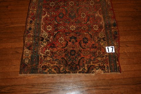 HAMADAN RUNNER, 14'-6" X 3'-1" - 5