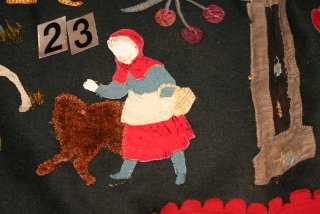 L. 19TH/E. 20TH C. AMERICAN FOLK ART COVERLET - 8