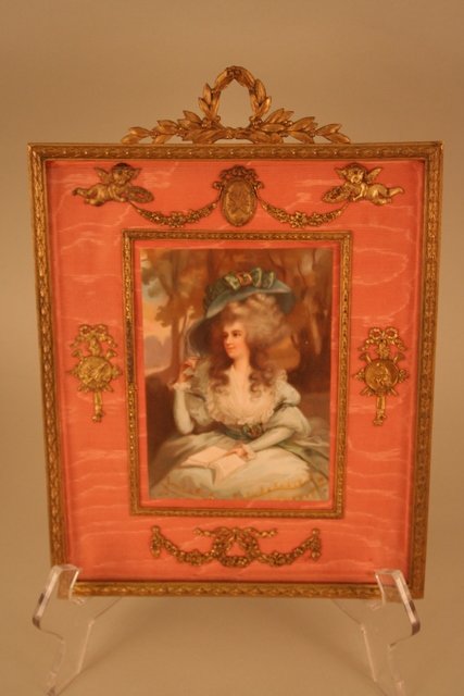 MEZZOTINT ¾ LENGTH PORTRAIT OF AN 18TH C. WOMAN,