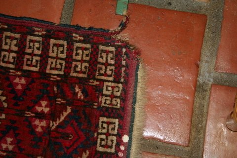 3 PC. RUG LOT:BOKARA PRAYER RUG;BOKARA BAGS - 2