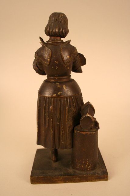 BRONZE, JOAN OF ARC, H. 9 ½" - 2