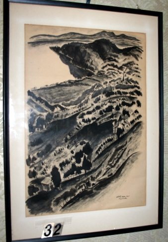ADOLF ARTHUR DEHN, ANA, (1895 - 1968) DRAWING