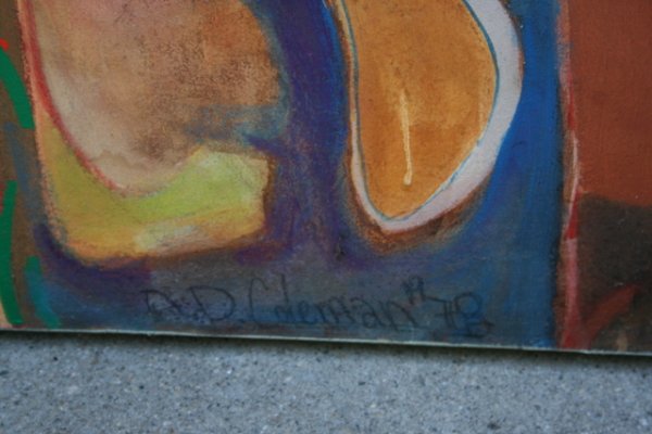 A. D. COLEMAN (20THC. U.S.A.) O/C, COMPOSITION 1978 - 2
