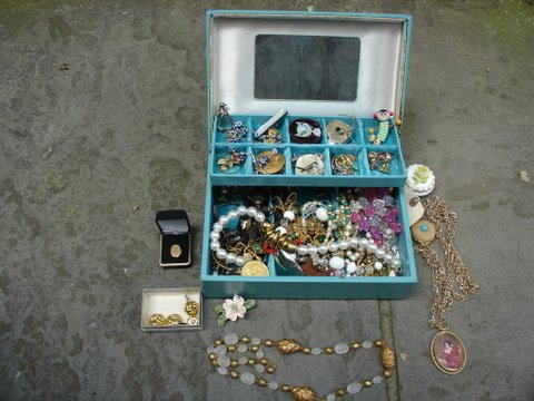 LG. LOT COSTUME JEWELRY - 2