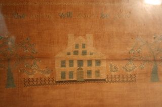 E. 19TH C. AMERICAN SGD. & D. SAMPLER, VT . OR MA. - 3