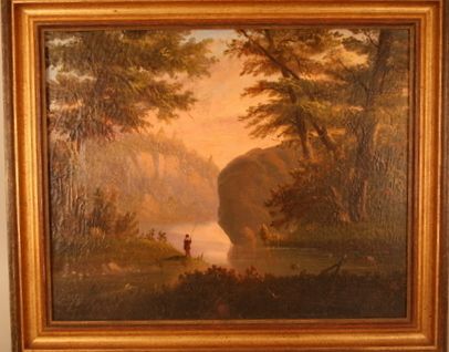 E. 19TH C. CANADIAN PAINTING XENO PHON CLEVELAND