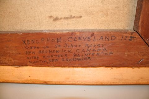 E. 19TH C. CANADIAN PAINTING XENO PHON CLEVELAND - 4