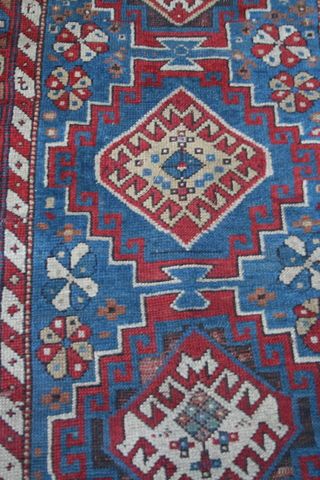 MID 19TH C. CAUCASIAN RUG - 2