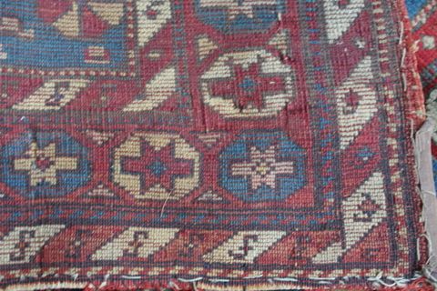 MID 19TH C. CAUCASIAN RUG - 5