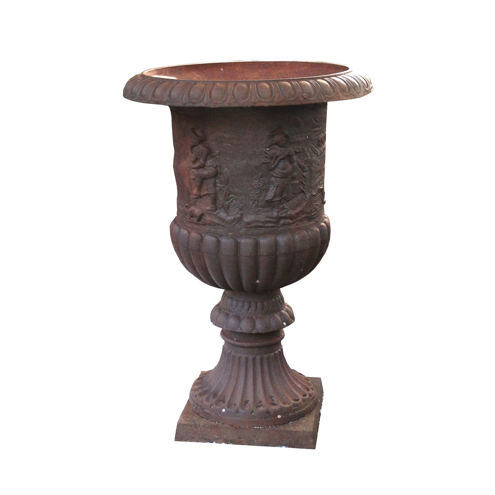 MONUMENTAL CAST IRON GARDEN URN Mar 29, 2020 Butterscotch Auction in NY