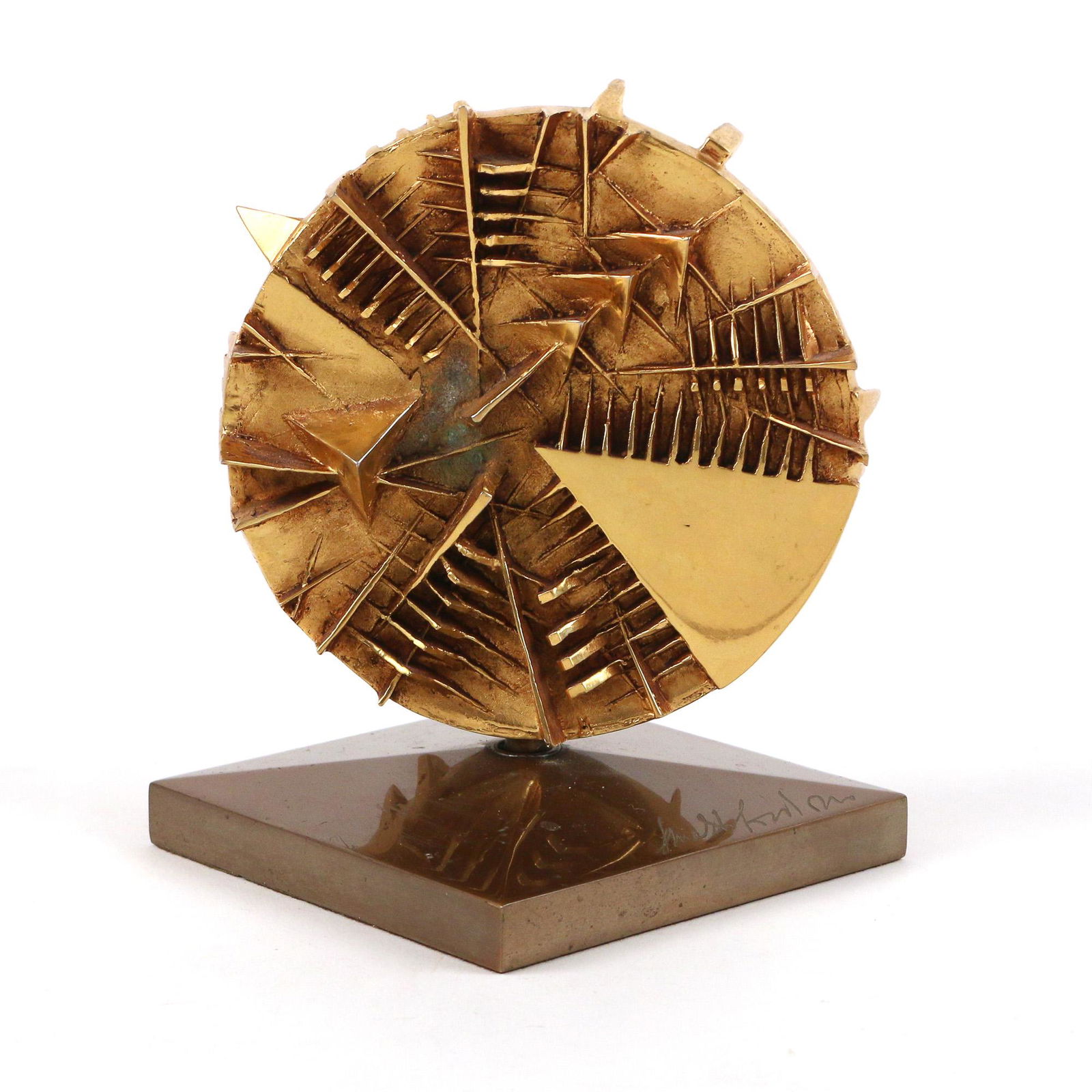 ARNOLDO POMODORO (b. 1926) BRONZE (1 of 7)