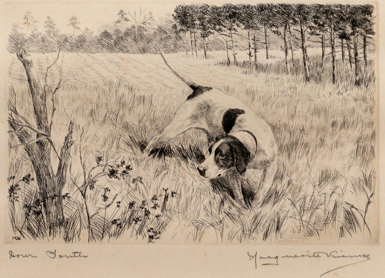 MARGUERITE KIRMSE (American, 1885-1954), ETCHING (1 of 8)