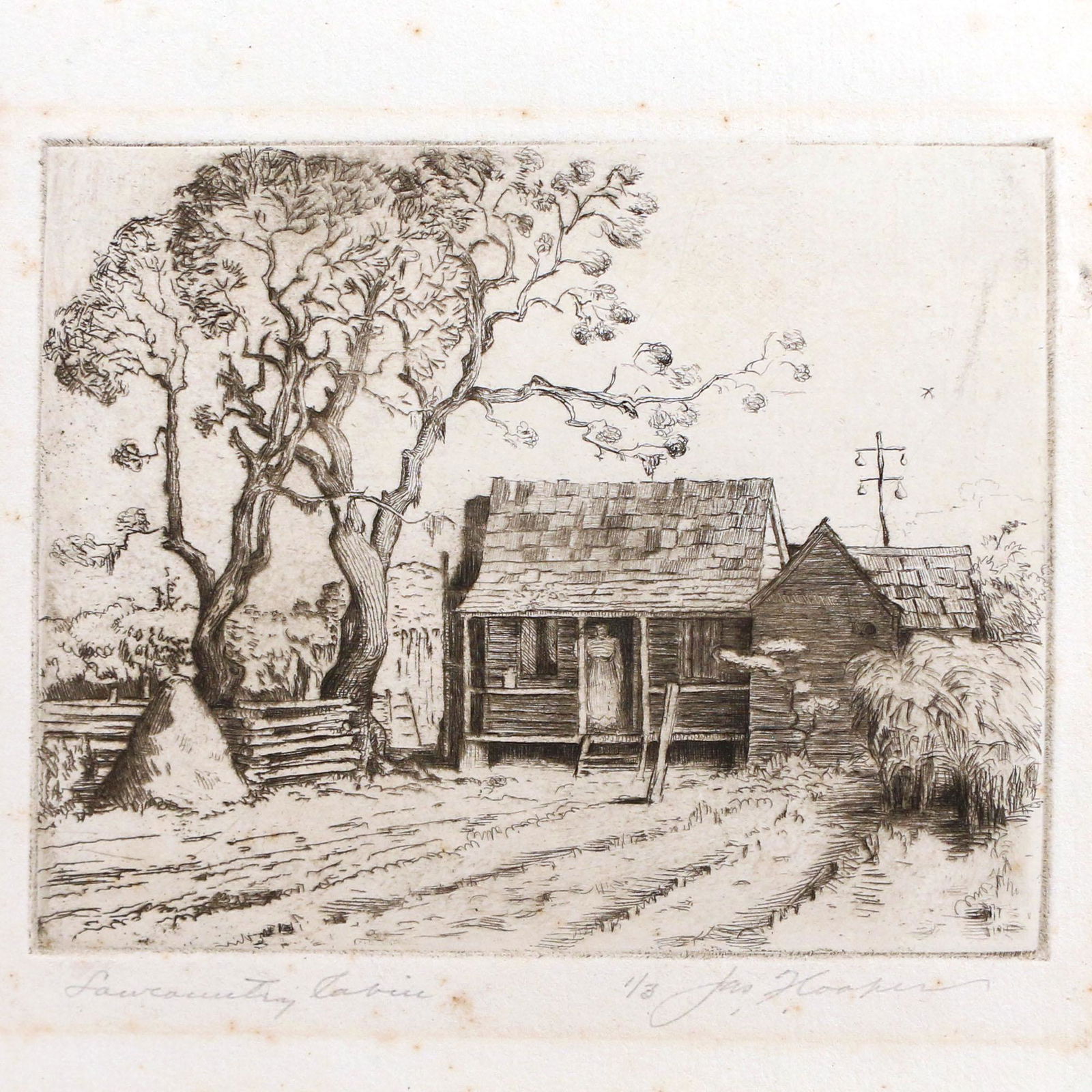 HOOPER, ETCHING OF SOUTHERN INTEREST (1 of 5)