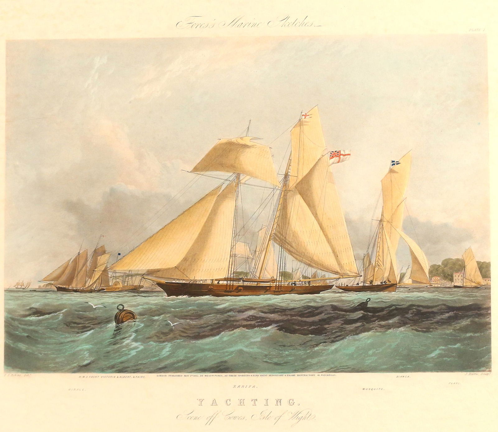 T.S. ROBINS YACHTING PRINT, COWES, ISLE OF WIGHT (1 of 6)