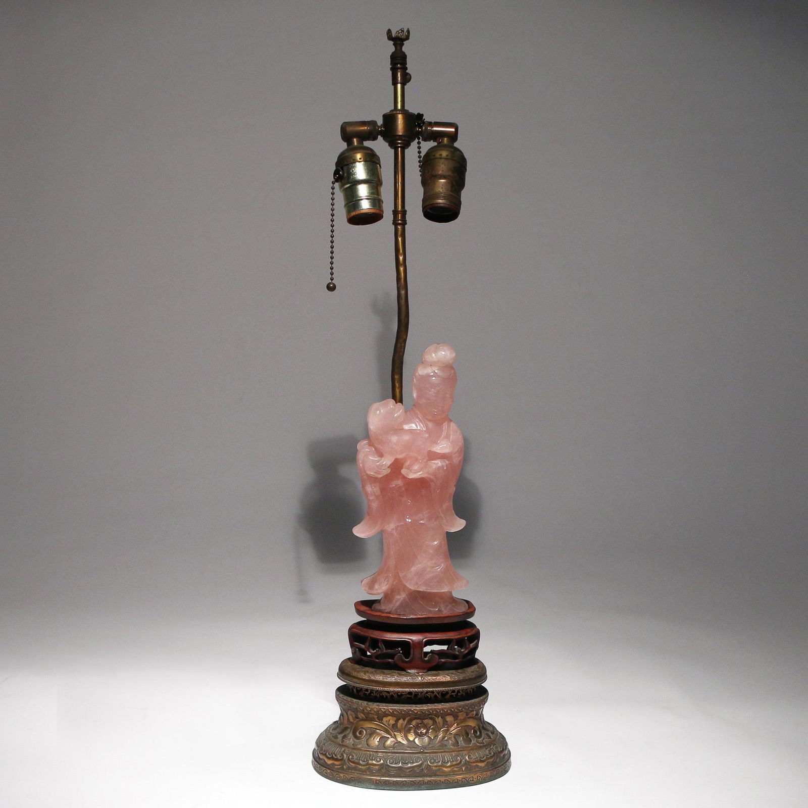 CHINESE ROSE QUARTZ GUAN YIN (1 of 8)