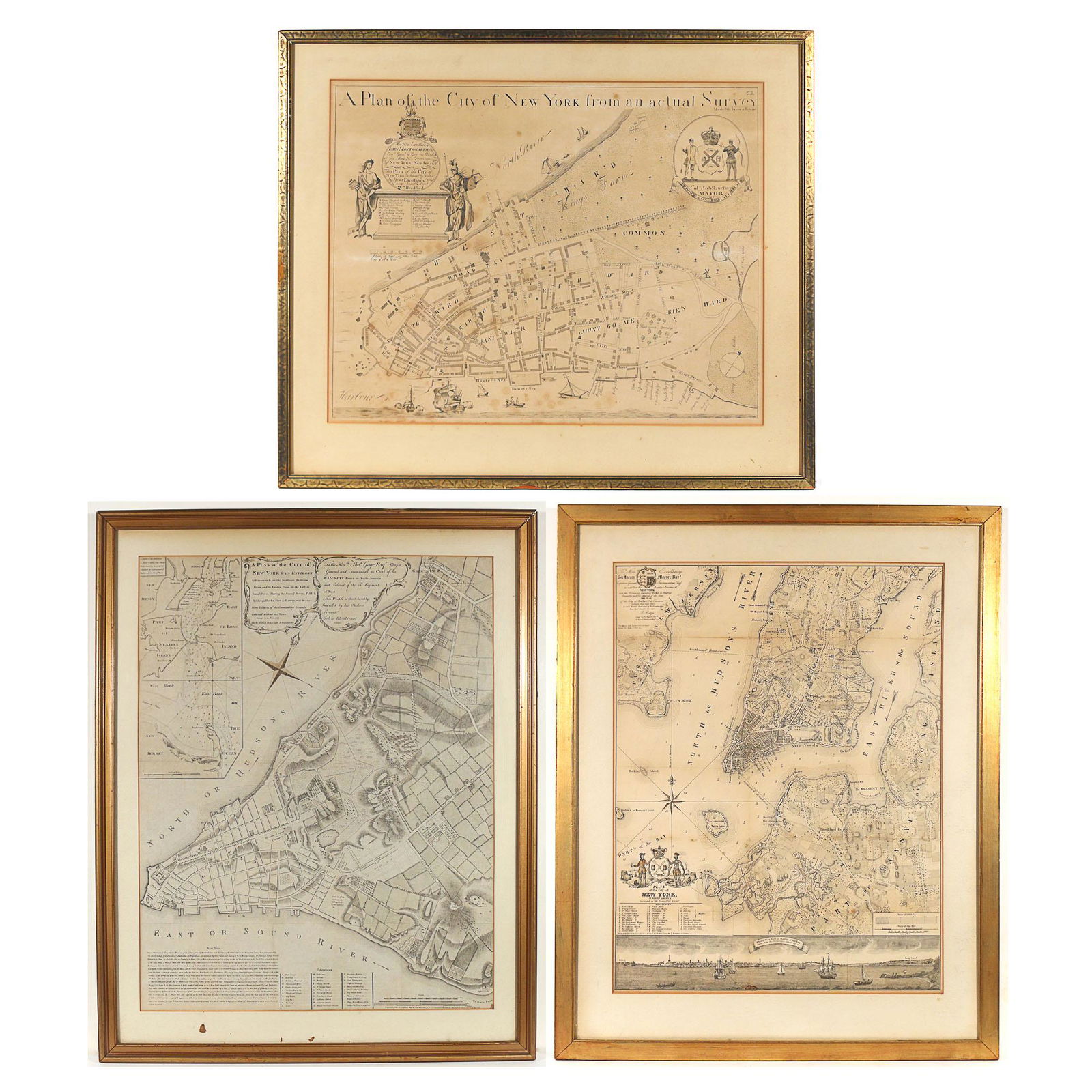 (3pc) MAPS OF NEW YORK: JOHN MONTRESOR (1 of 20)