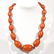 GRADUATED AMBER BEAD NECKLACE