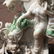CARVED MOSS-IN-SNOW JADE FIGURAL GROUP - 16