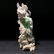 CARVED MOSS-IN-SNOW JADE FIGURAL GROUP - 4