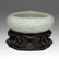 CHINESE CARVED PALE JADE WATER COUPE