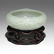 CHINESE CARVED PALE JADE WATER COUPE - 2
