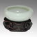 CHINESE CARVED PALE JADE WATER COUPE - 3