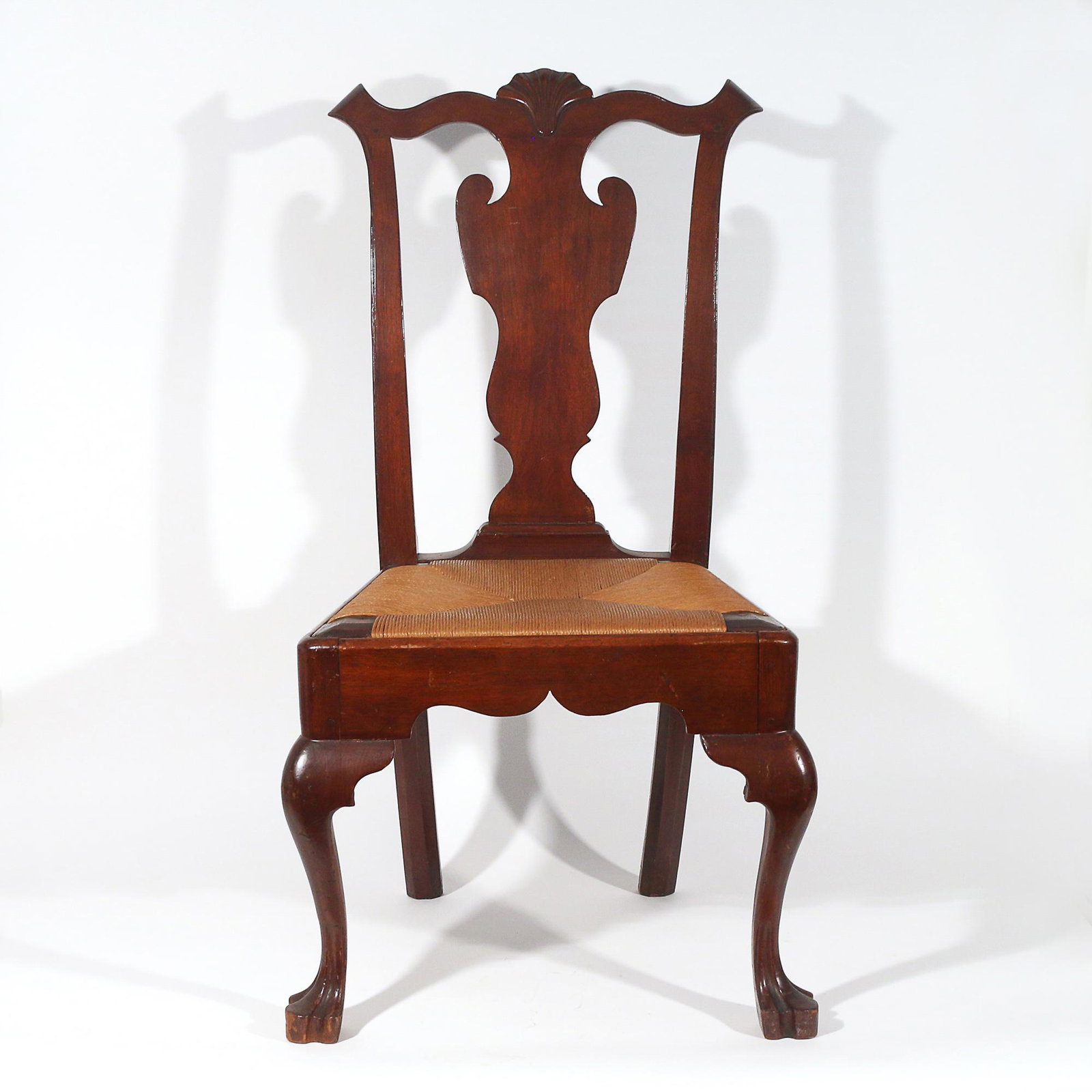 IMPORTANT PHILA. CHIPPENDALE CARVED WALNUT  CHAIR (1 of 20)