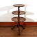 GEORGIAN MAHOGANY 3-TIERED DUMBWAITER