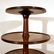 GEORGIAN MAHOGANY 3-TIERED DUMBWAITER - 3
