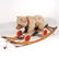 STEIFF BLOND TEDDY BEAR PULL-TOY/ROCKER - 2