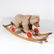 STEIFF BLOND TEDDY BEAR PULL-TOY/ROCKER - 3