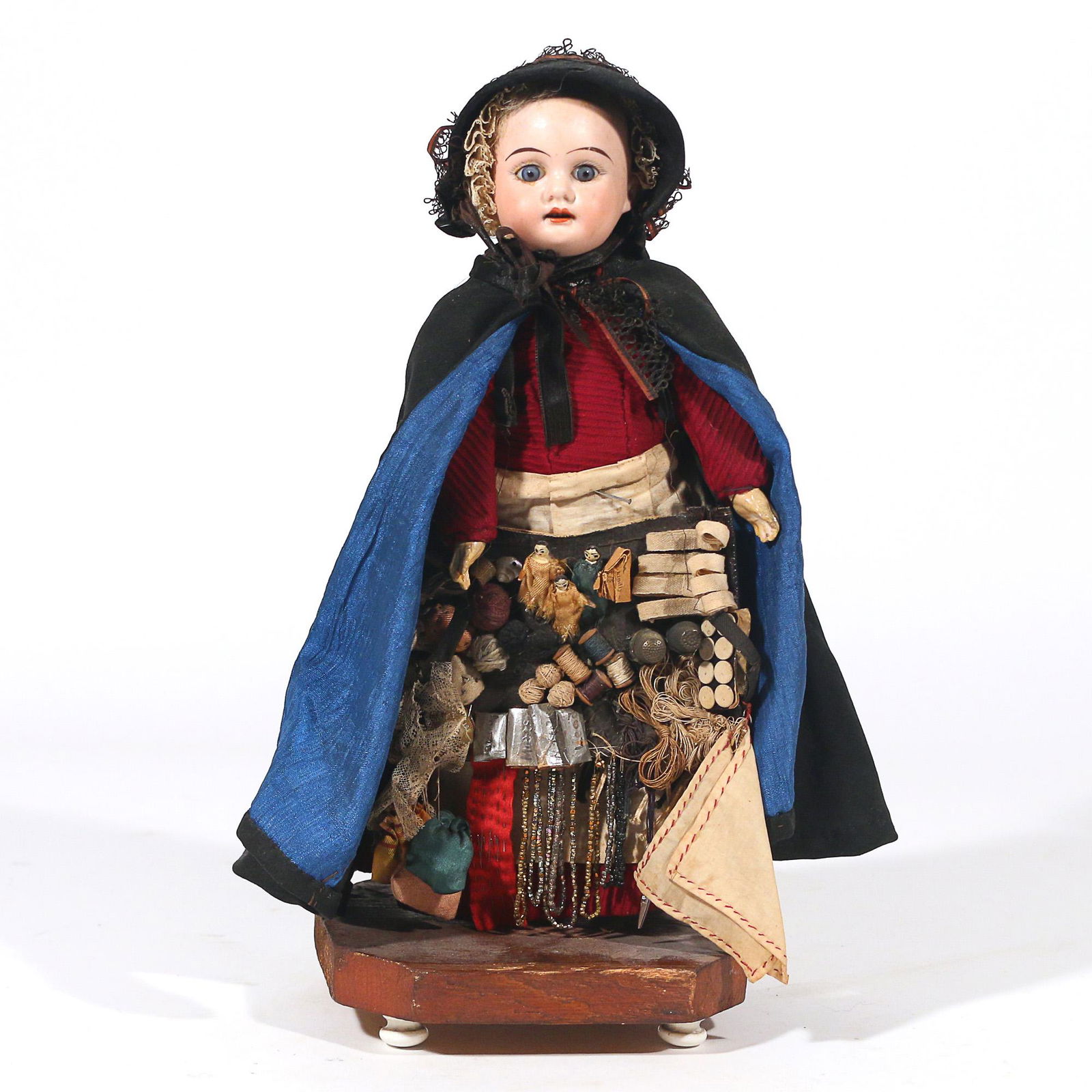 ANTIQUE SEAMSTRESS DOLL (1 of 9)